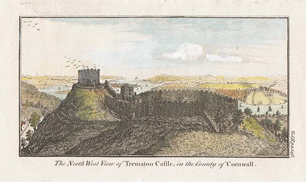 The North West View of Trematon Castle in the County of Cornwall