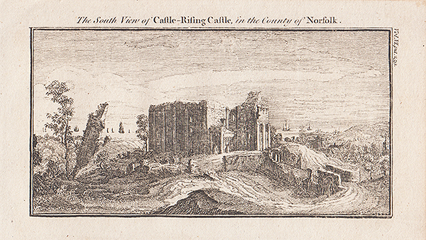 The South View of Castle - Rising Castle in the County of Norfolk 