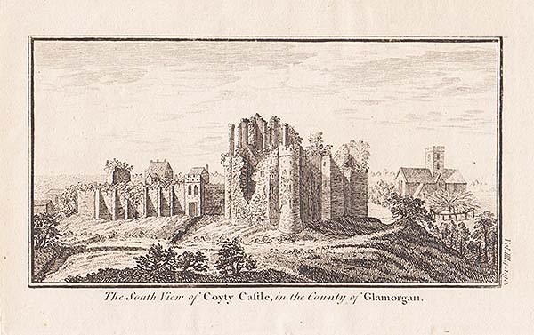 Coyty Castle in the County of Glamorgan 