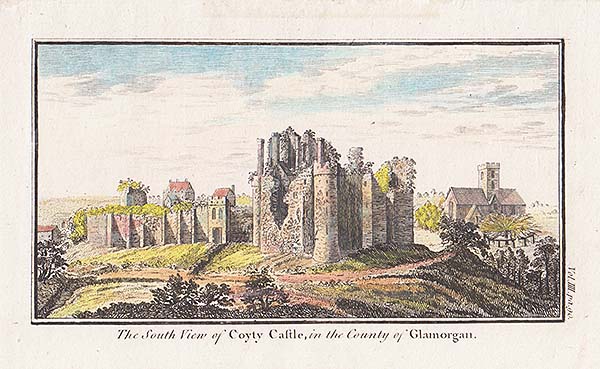 Coyty Castle in the County of Glamorgan 