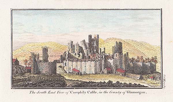 Caerphily Castle in the County of Glamorgan 