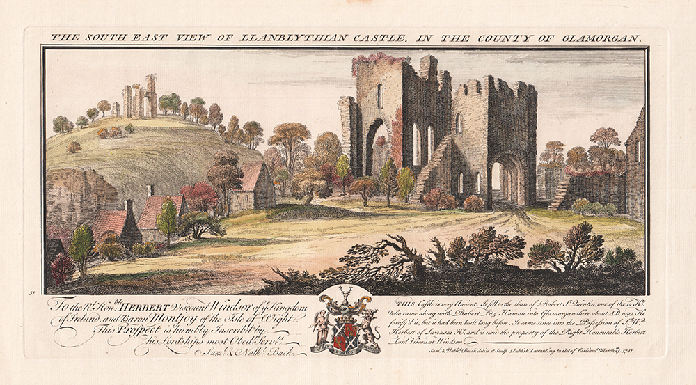 Llanblythian Castle in the County of Glamorgan 