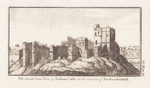 The South East View of Norham Castle in the County of Northumberland 