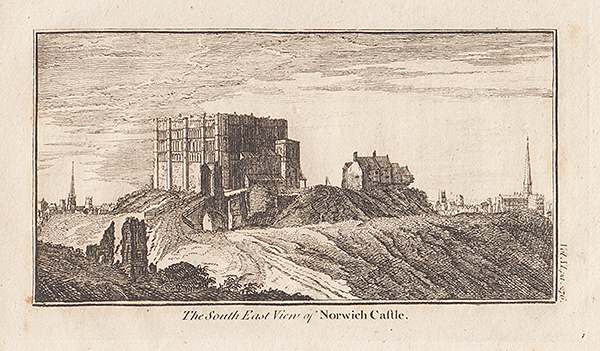 The South East View of Norwich Castle 