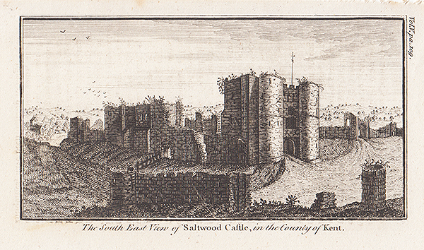South East view of Saltwood Castle in the County of Kent