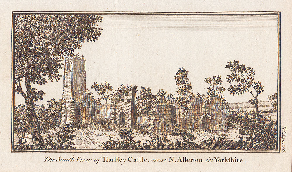 The South View of Harlsey Castle bear N Allerton in Yorkshire