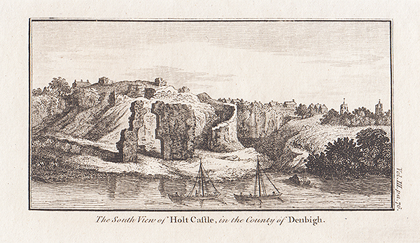 The South View of Holt Castle in the County of Denbigh 