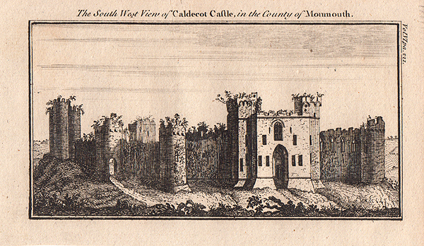 The South West View of Caldecot Castle in the County of Monmouth