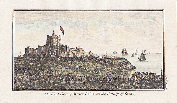 The West view of Dover Castle in the County of Kent 