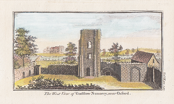 The West view of Godstow Nunnery near Oxford 