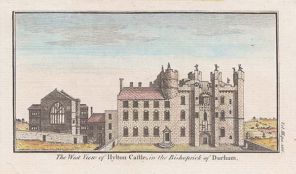The West View of Hylton Castle in the Bishoprick of Durham