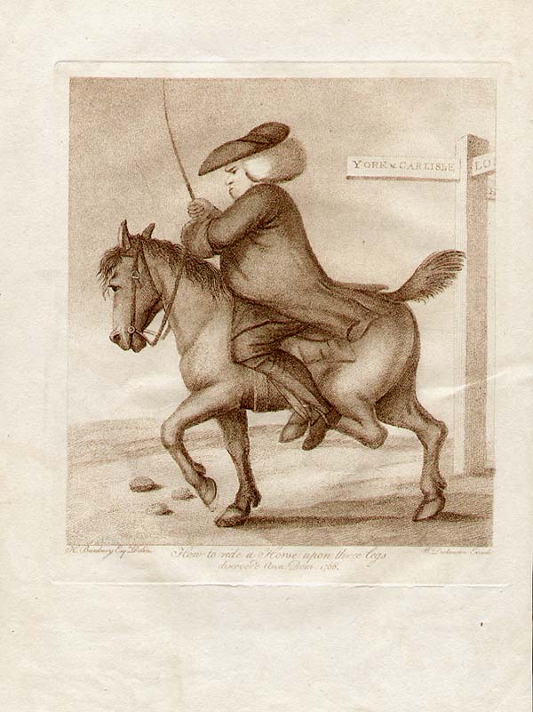 How to ride a Horse upon three legs discovered Ann: Dom: 1768