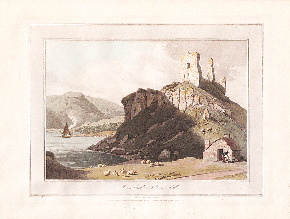 Arros Castle, Isle of Mull - William Daniell.