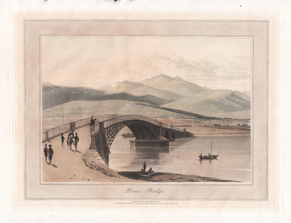 Bonar Bridge  -  William Daniell