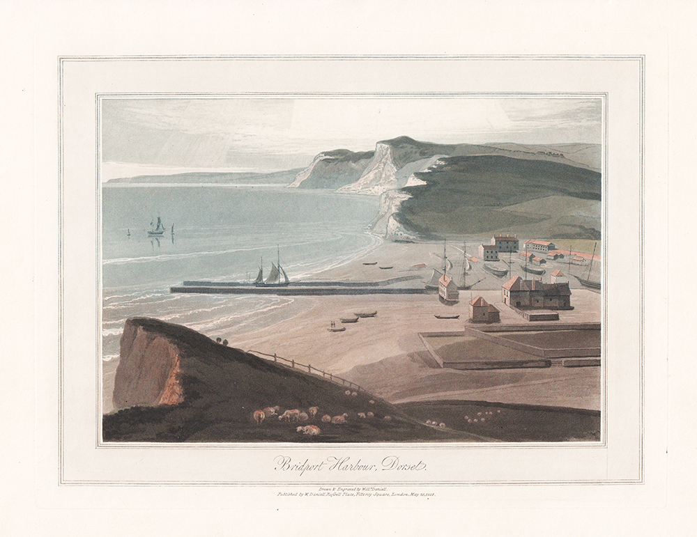 Bridport Harbour Dorset - William Daniell