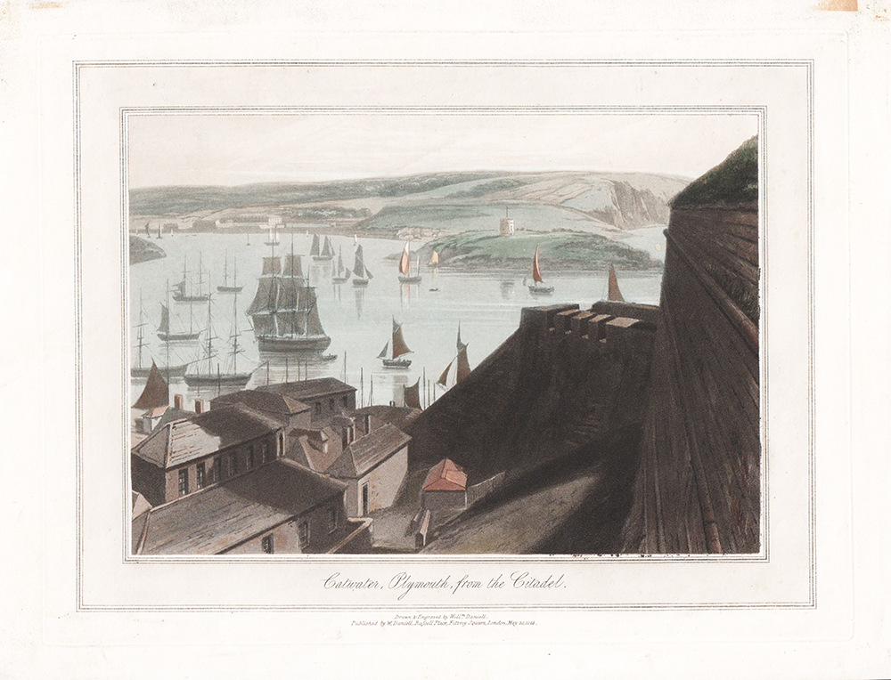 Catwater Plymouth from the Citadel - William Daniell
