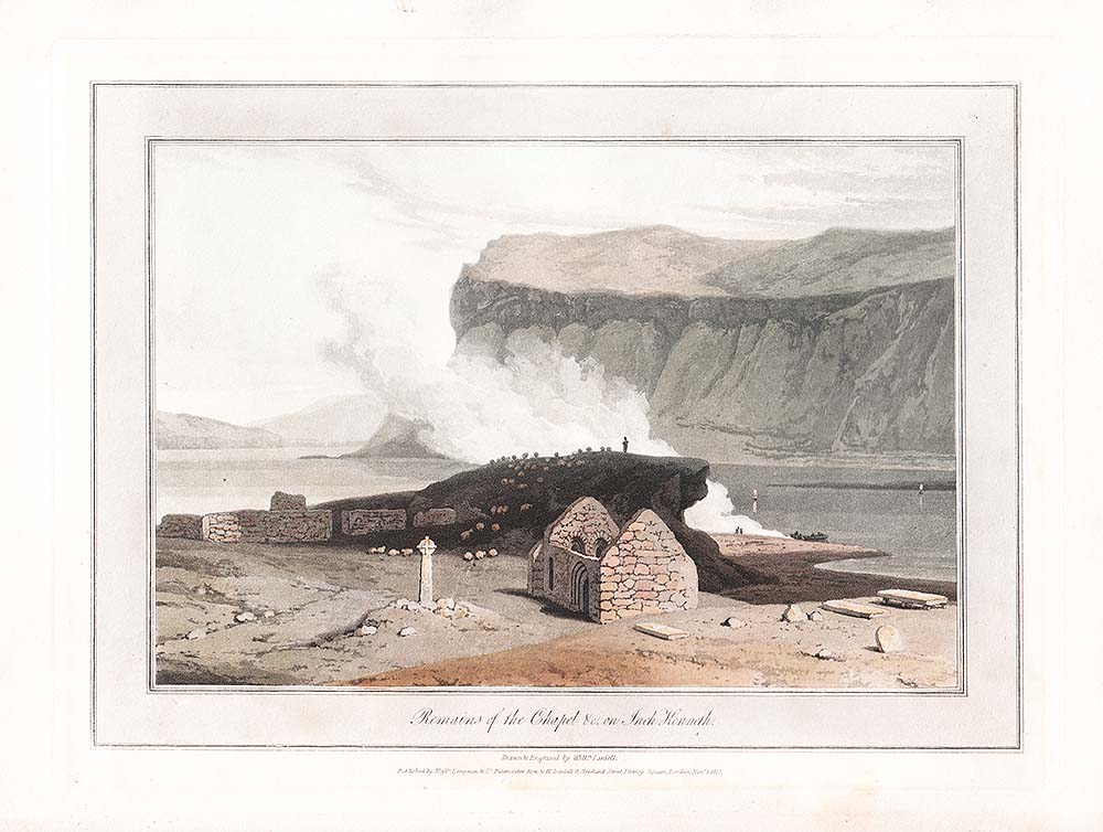 Remains of the Chapel &c on Inch Kenneth - William Daniell.