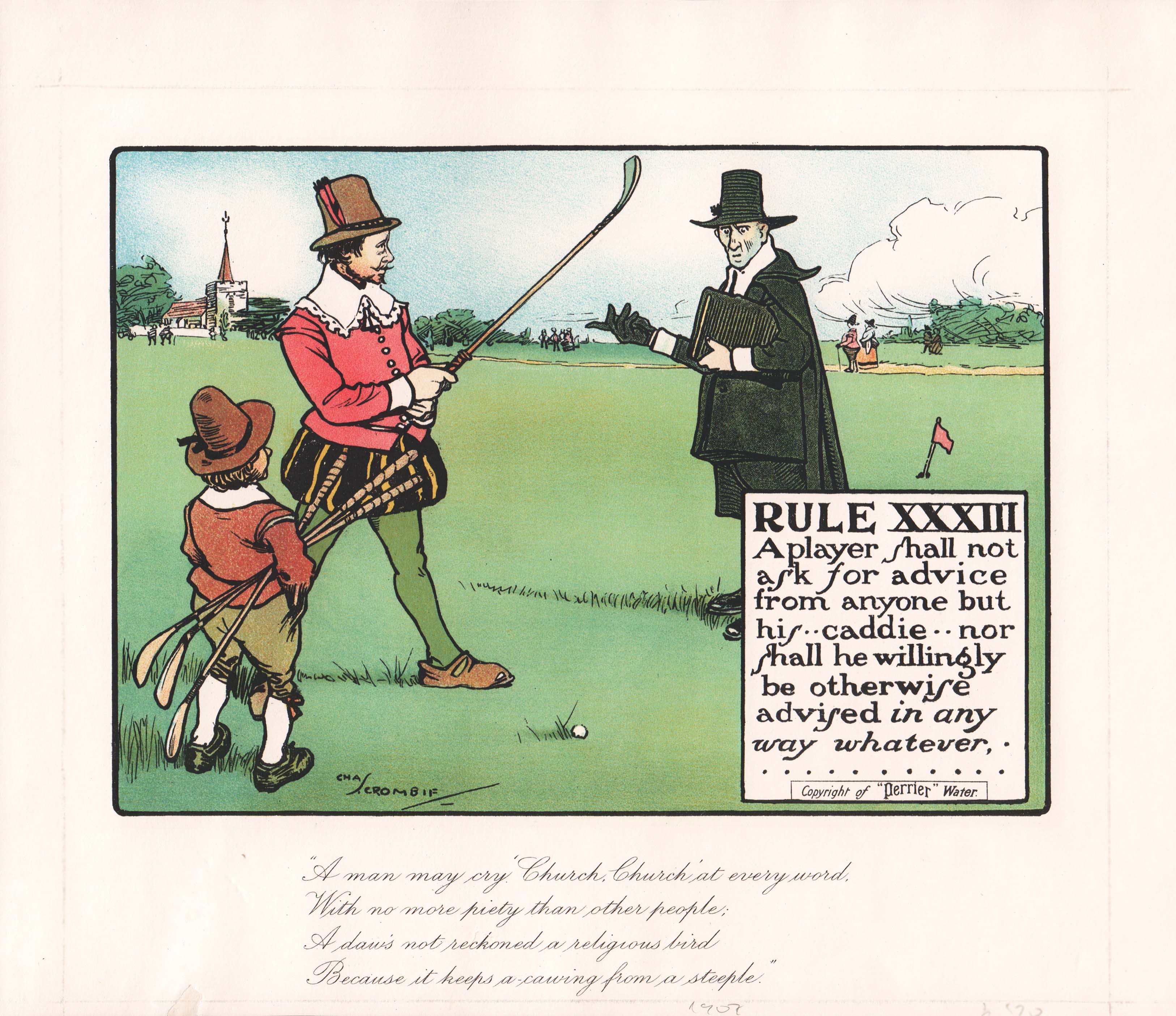 Golf  -  Rule XXXIII