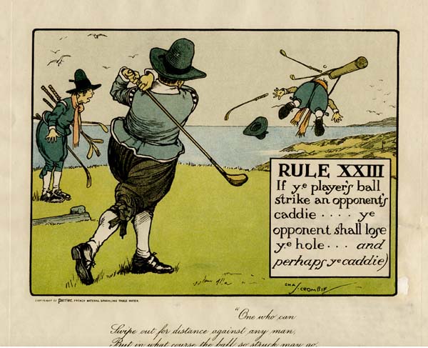 Golf  -  Rule XXIII