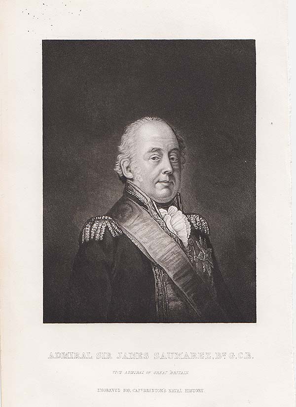 Admiral Sir James Saumarez  GCB  Vice Admiral of Great Britain