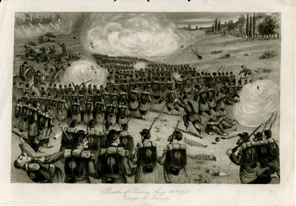 Battle of Borny Aug 14th 1870  Charge at Servigny  