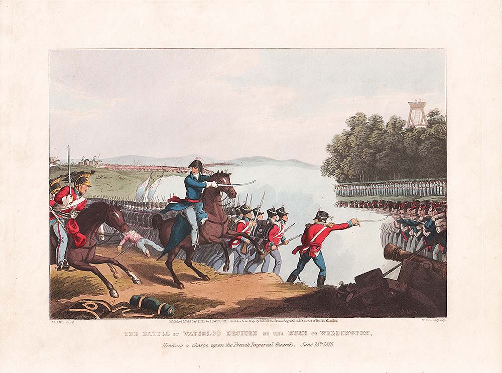 The Battle of Waterloo Decided by the Duke of Wellington.