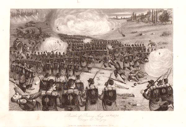 Battle of Borny Aug 14th 1870  Charge at Servigny