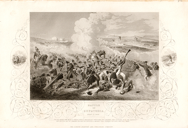 Battle of Eupatoria Feb 17 1855
