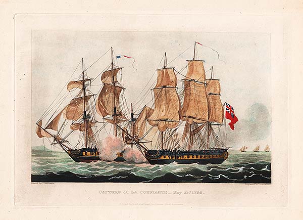 Capture of La Confiante  -  May 31st 1798