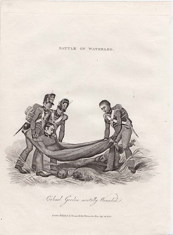 Colonel Gordon mortally wounded