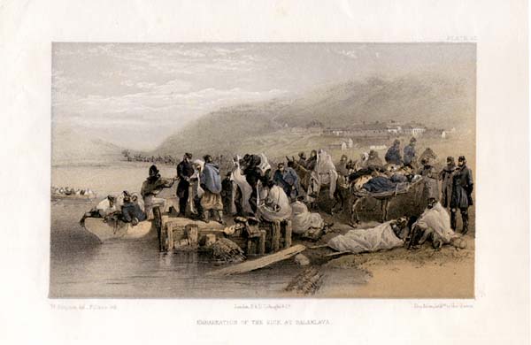Embarkation of the Sick at Balaclava