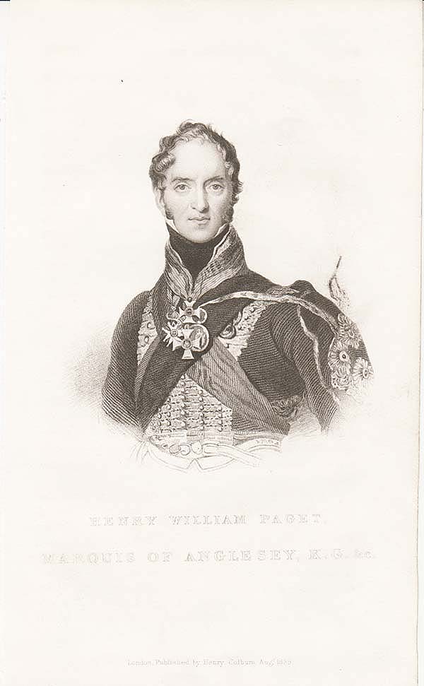 Henry William Paget Marquis of Anglesey KG &c