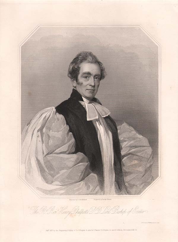 The Rt Rev Henry Phillpotts  DD Lord Bishop of Exeter
