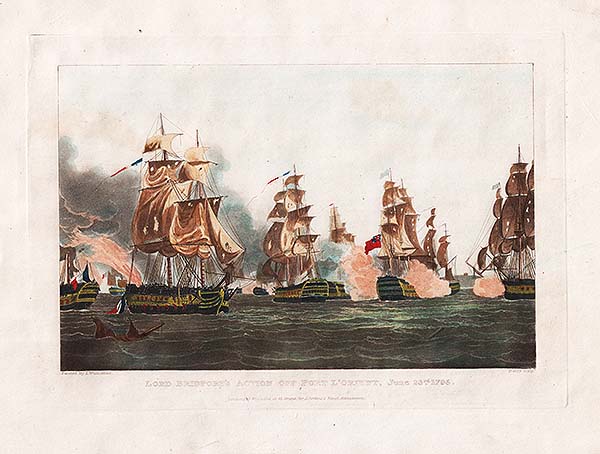 Lord Bridport's Action off Port L'Oriente June 23rd 1795 