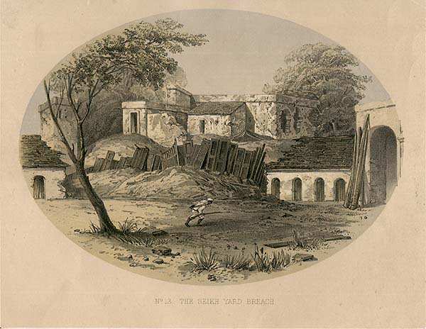 No 13 The Seikh Yard Breach Siege of Lucknow