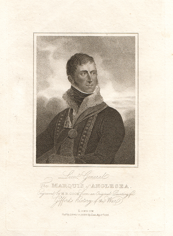 Lieut General The Marquis of Anglesea