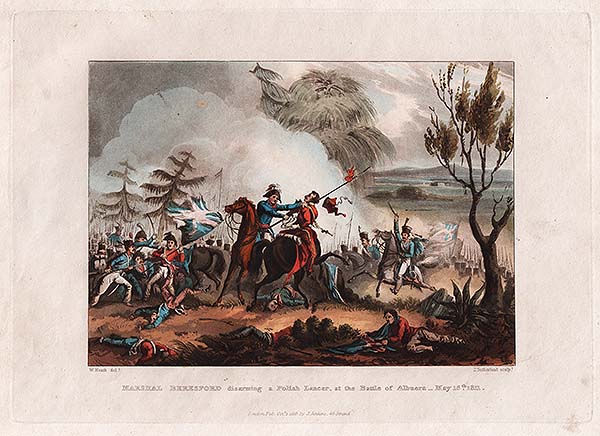 Marshal Beresford disarming a Polish Lancer at the Battle of Albuera - May 16th 1811