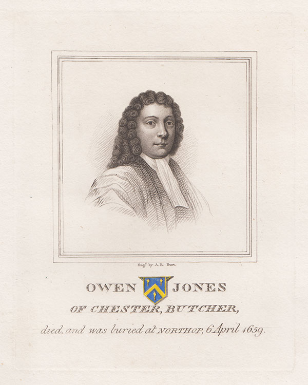 Owen Jones of Chester Butcher died and was buried at Northop 6 April 1659