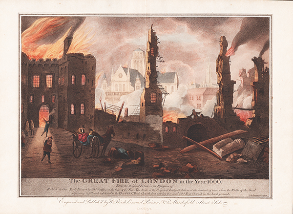 The Great Fire of London in the Year 1666