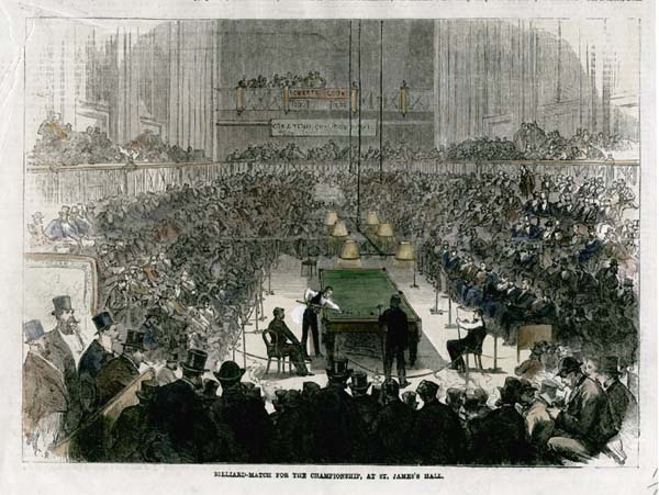 Billiard Match for the Championship at St James's Hall 