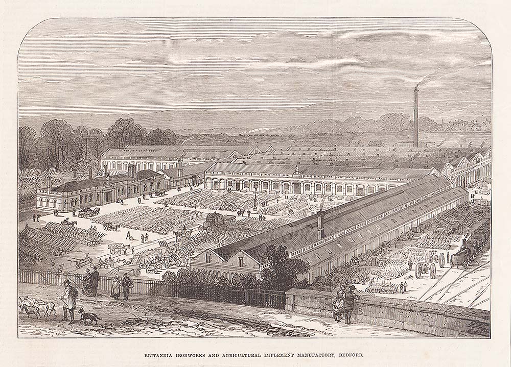 Britannia Ironworks and Agricultural Manufactory Bedford 