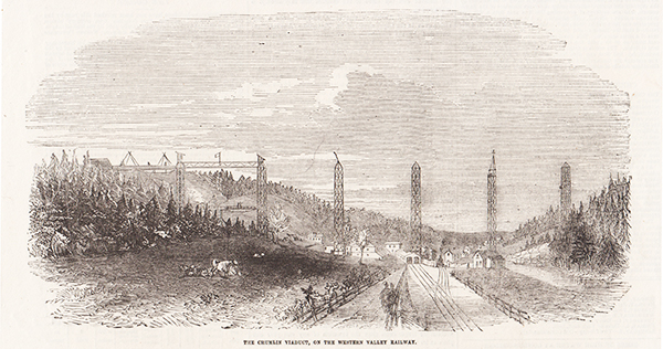 The Crumlin Viaduct on the Western Valley Railway
