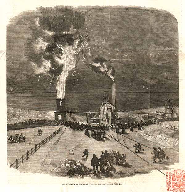 The Explosion at Lund Hill Colliery Barnsley