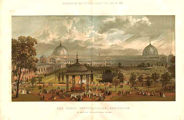 The Great International Exhibition  As seen from the Horticultural Gardens