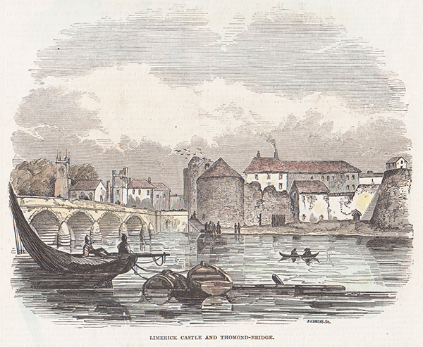 Limerick Castle and Thomond Bridge