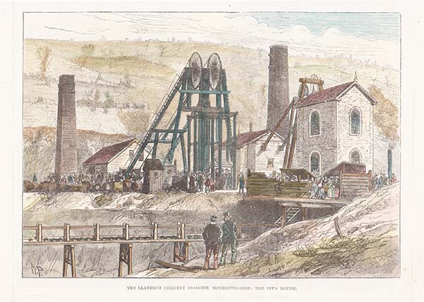 The Llanerch Colliery Disaster Monmouthshire : The Pit's Mouth