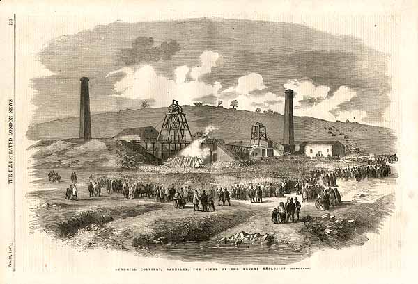 Lundhill Colliery Barnsley the scene of the recent explosion