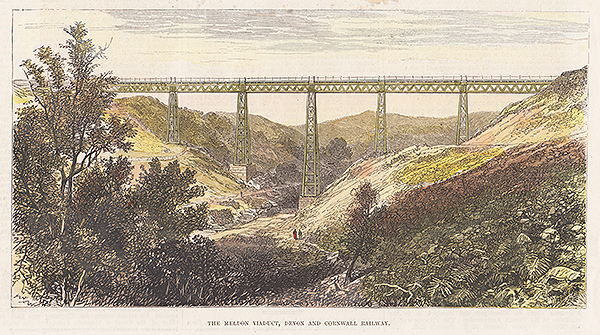 The Meldon Viaduct Devon and Cornwall Railway 