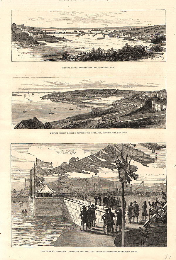 Milford Haven  -  The Illustrated London News