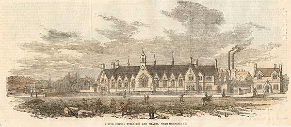 Mining School Buildings and Chapel near Wednesbury